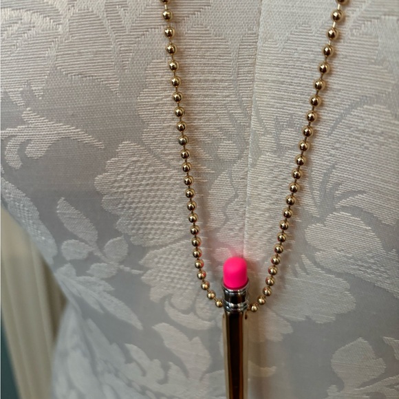 NWT Betsey Johnson Pencil Necklace โ๏ธ๐ - Picture 2 of 10
